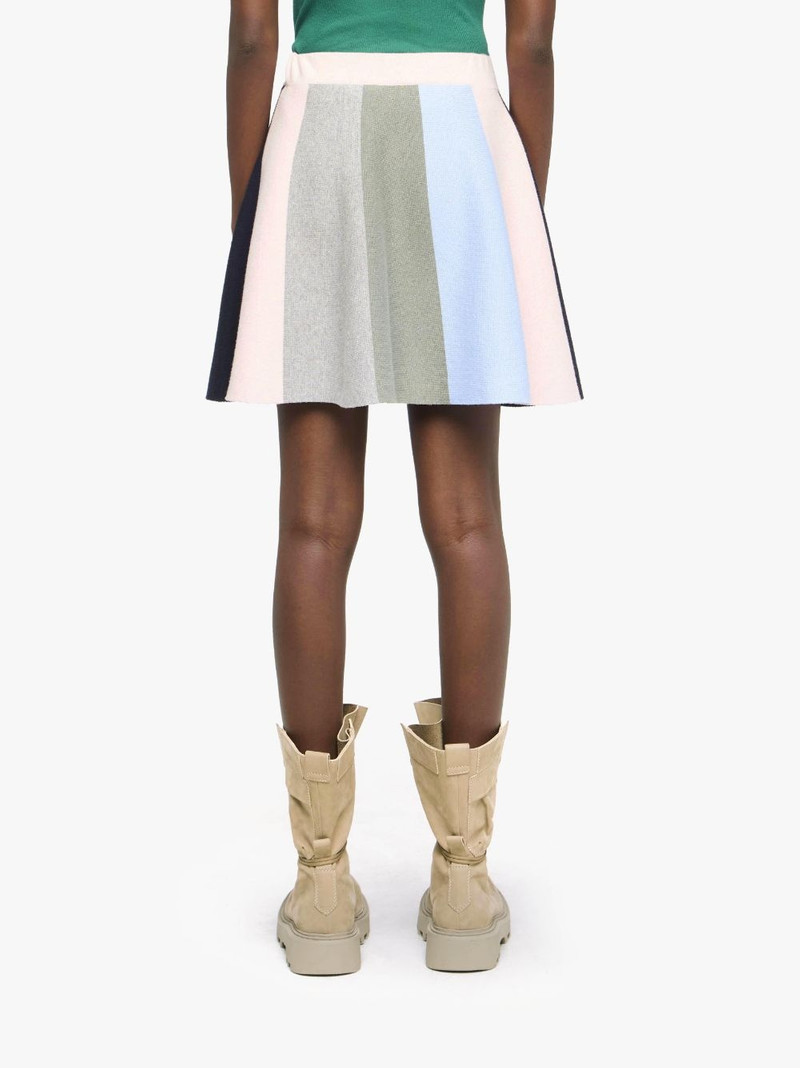 PANELLED SCARF-KNIT SKIRT 3