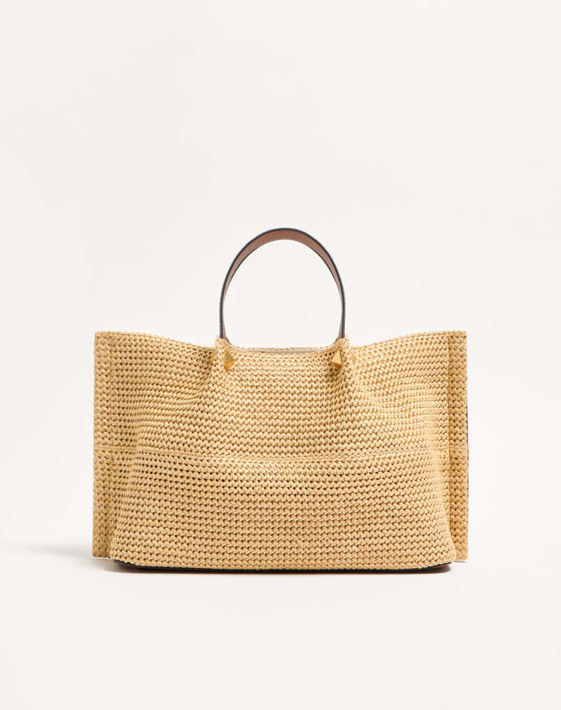 MEDIUM STRAW SUMMER TOTE 4