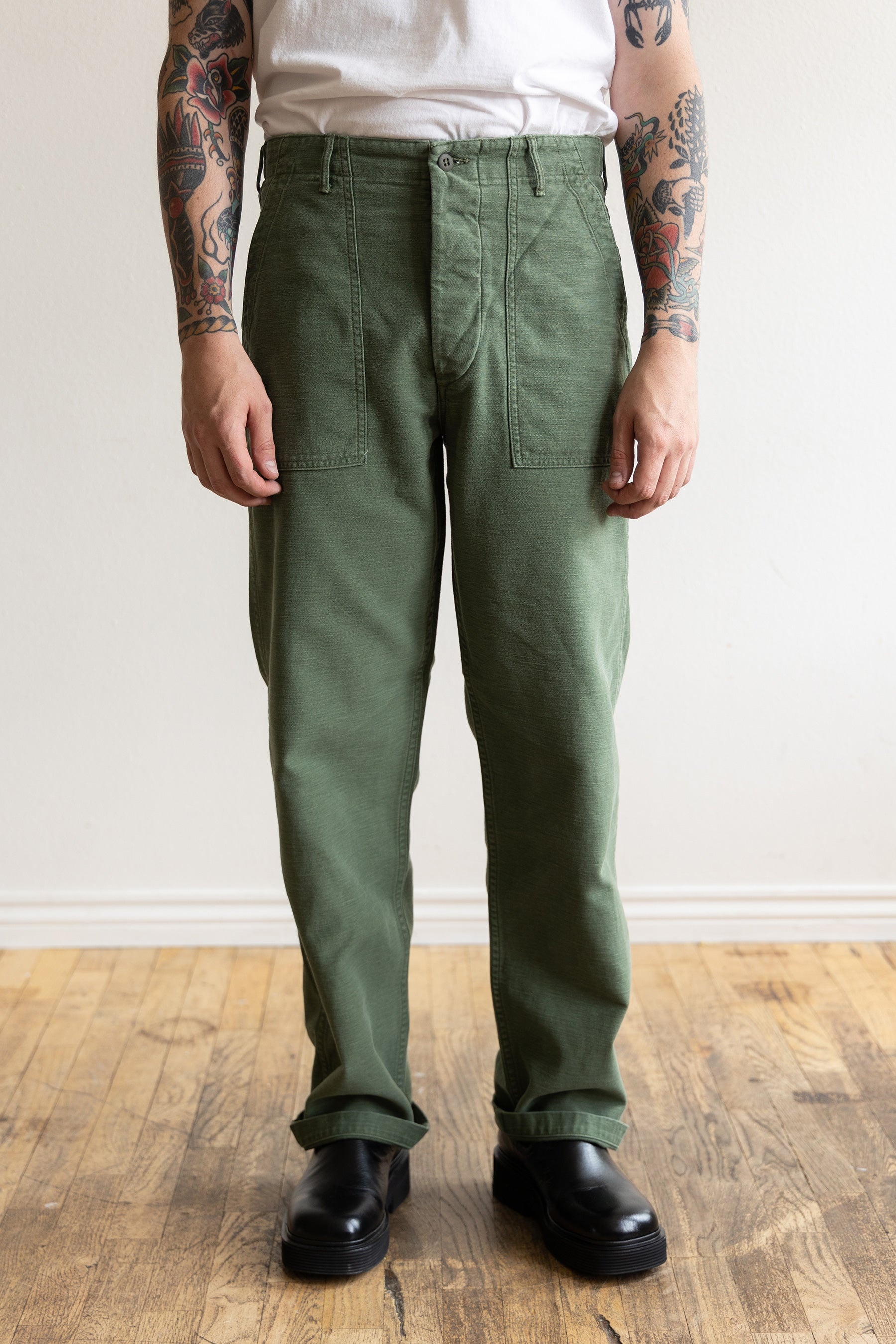 US Army Fatigue Pants (Regular Fit) - Green Used - 2