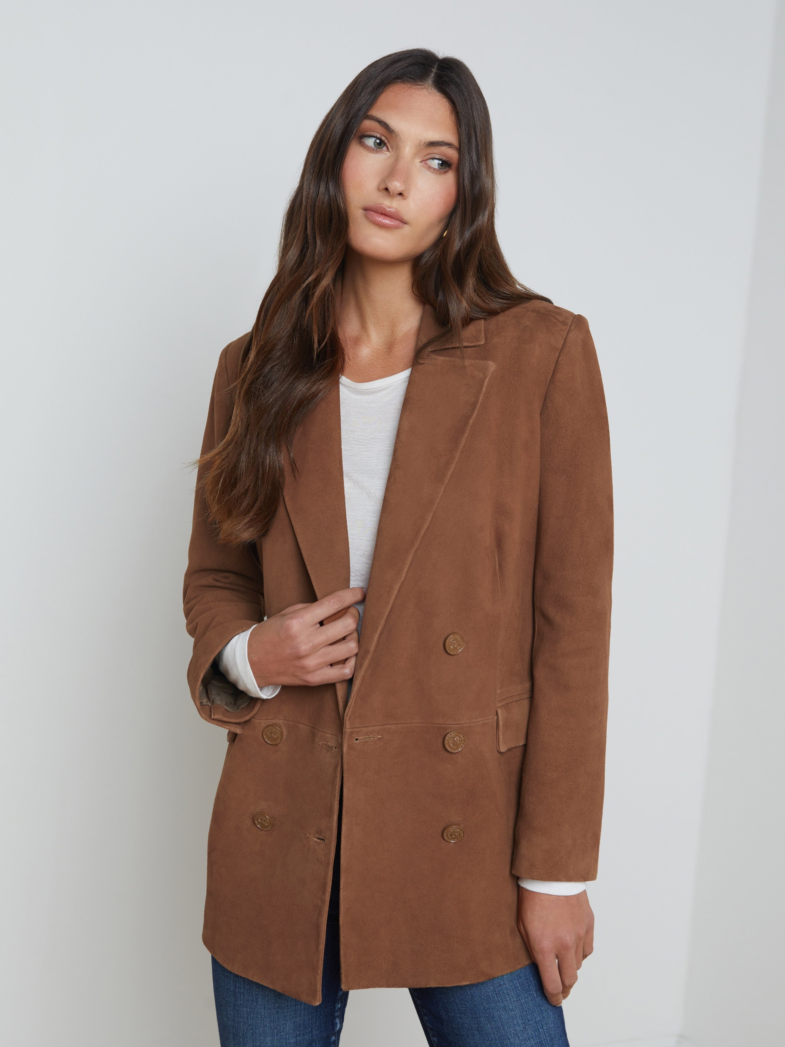 Aimee Suede Blazer - 2