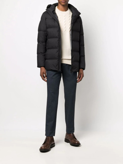 Herno hooded puffer jacket outlook