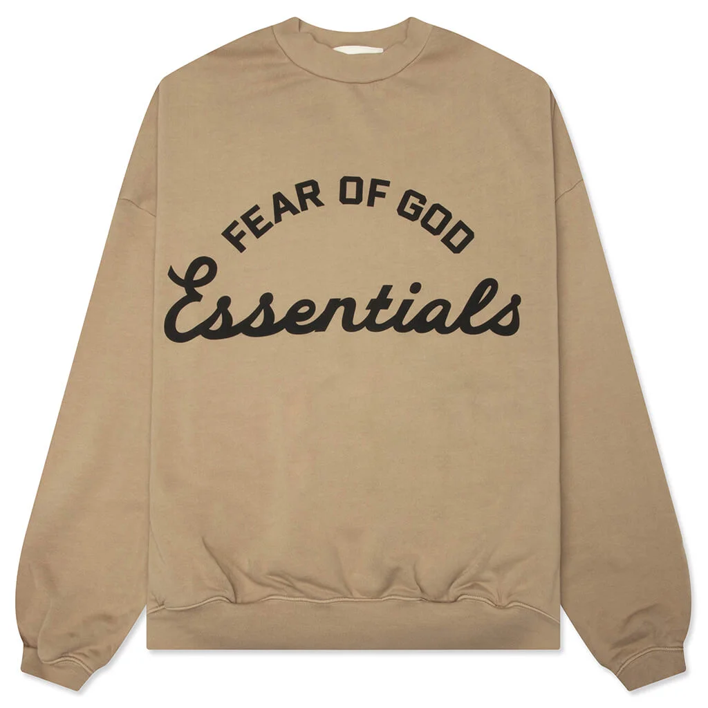 TRAINING 90S CREWNECK SWEATSHIRT - FADED DUNE - 1