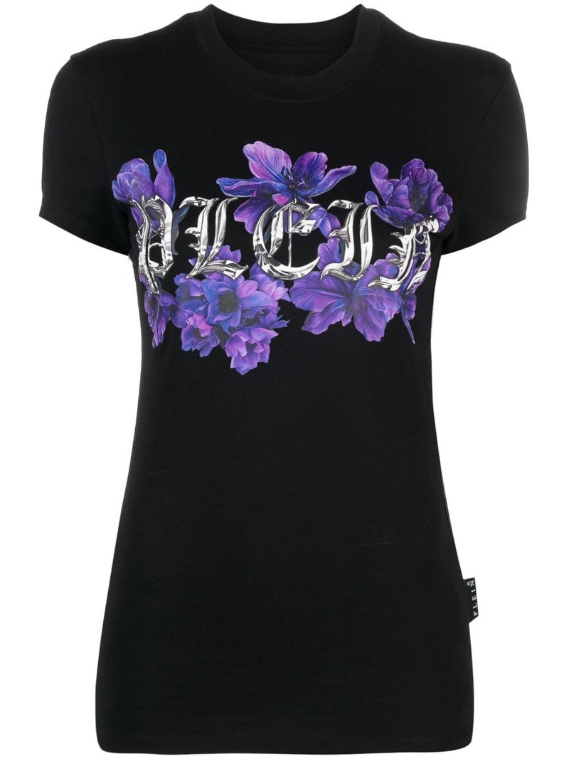 logo-print short-sleeved T-shirt 1