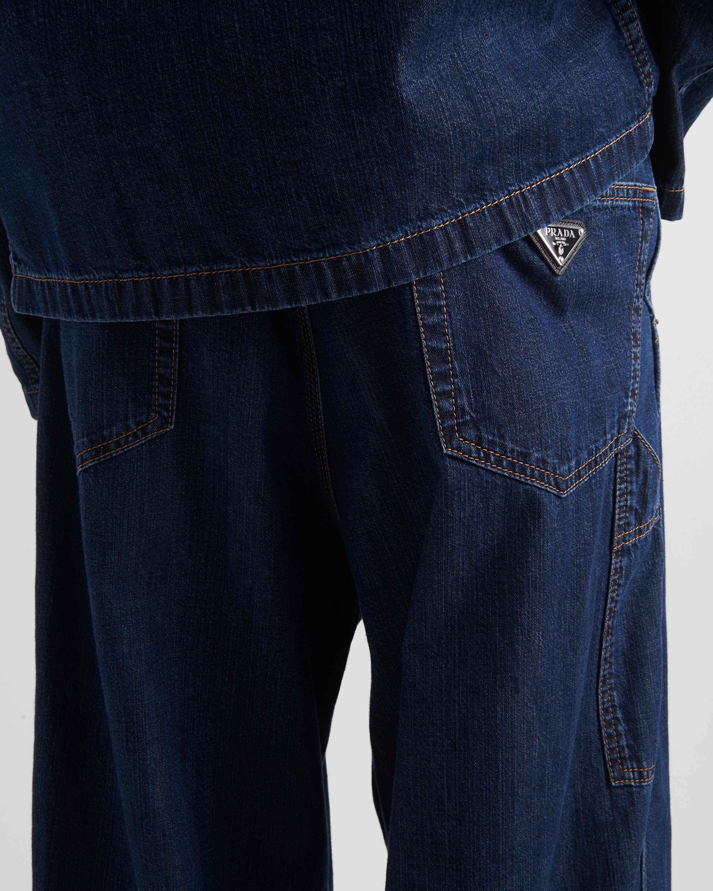 Light denim blouson jacket - 3