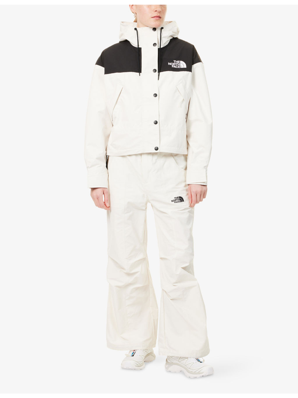 W Nse Drawstring-Cuffs Cotton-Blend Trousers - 2
