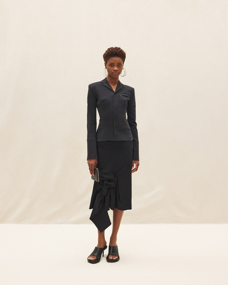 JACQUEMUS La jupe Crema outlook