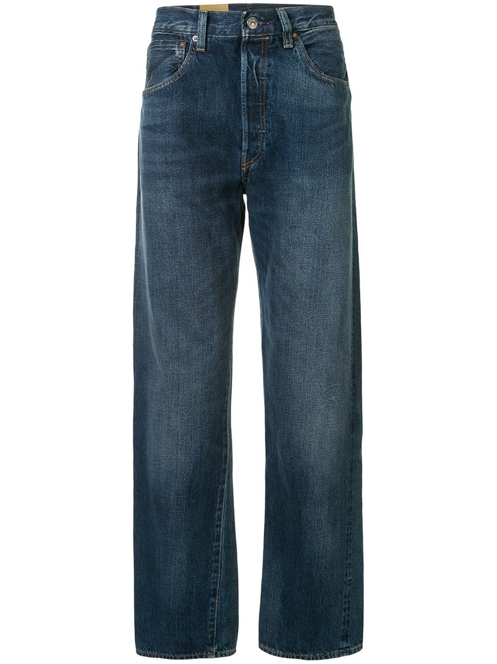 501 mid-rise straight-leg jeans - 1