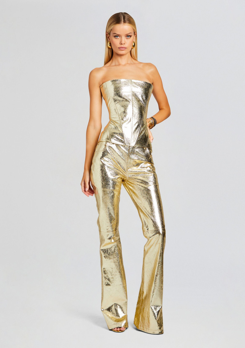 RETROFÊTE JENESIS LEATHER TOP outlook