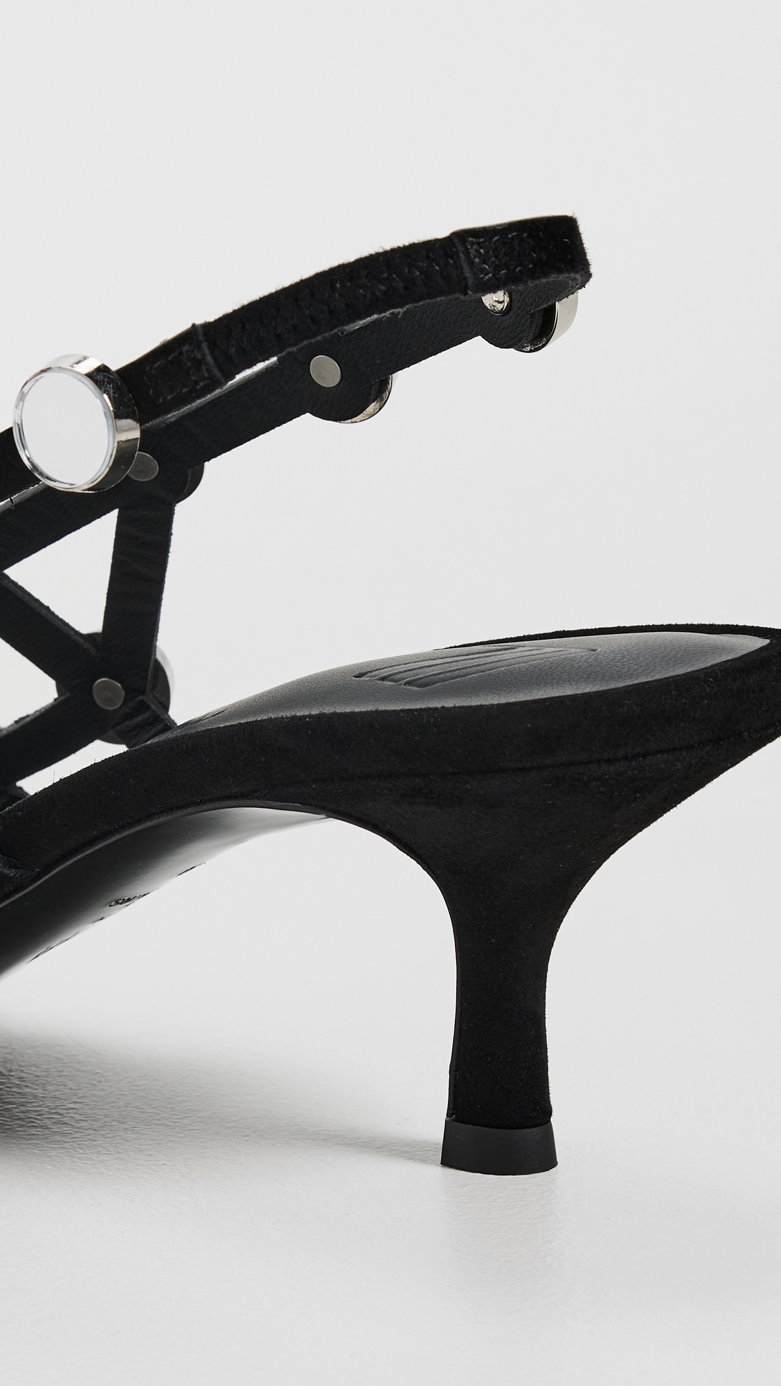 Grid Slingback Pumps 50mm - 3