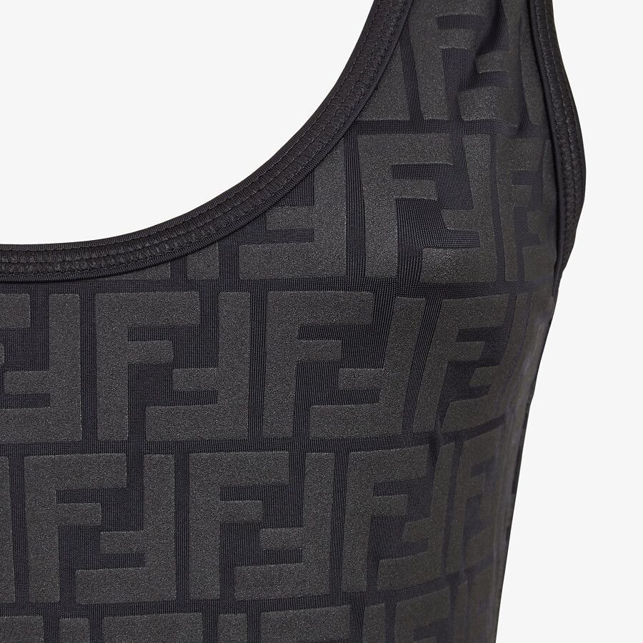 Black LYCRA® swimsuit - 3