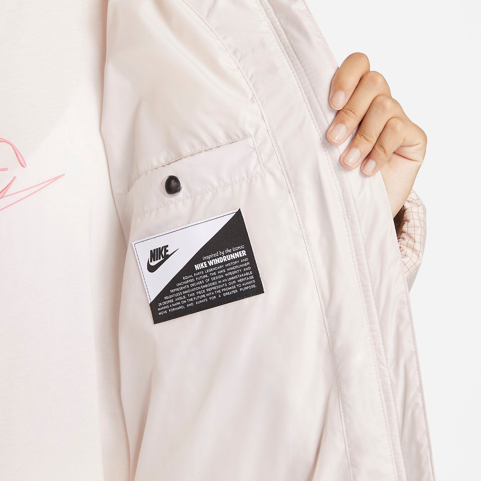 (WMNS) Nike THERMA-FIT Loose Casual Long Down Jacket 'Off White' FD8213-104 - 4