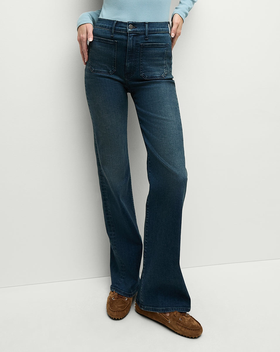 CROSBIE PATCH-POCKET WIDE-LEG JEAN - 3