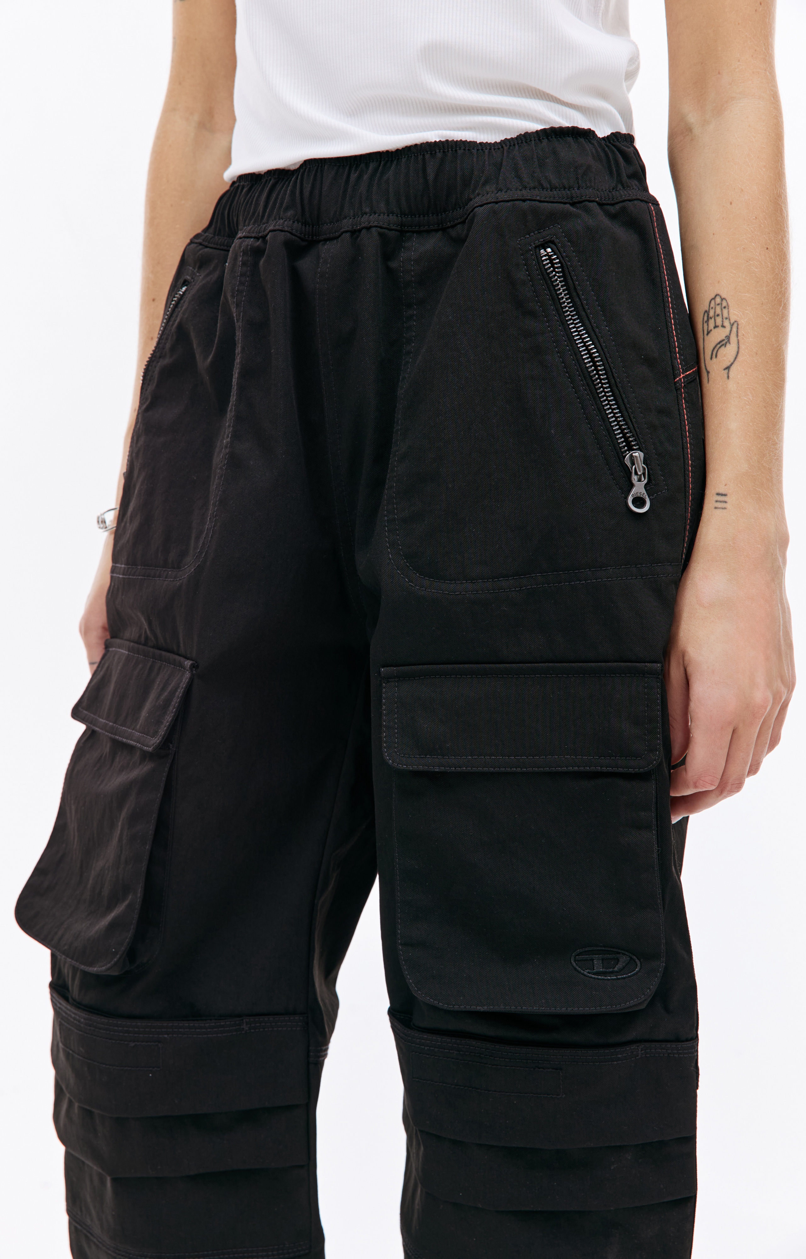 BLACK P-MIRT TROUSERS - 4