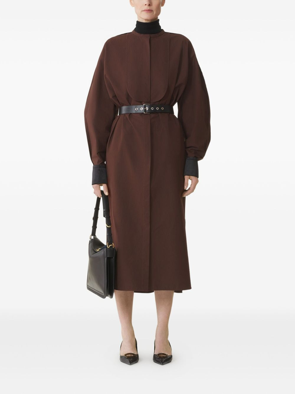 belted midi dress - 2