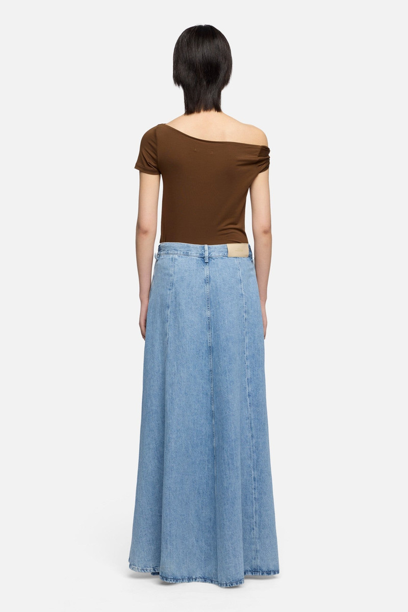 DRAMA SKIRT in Indigo Linen Iris 5