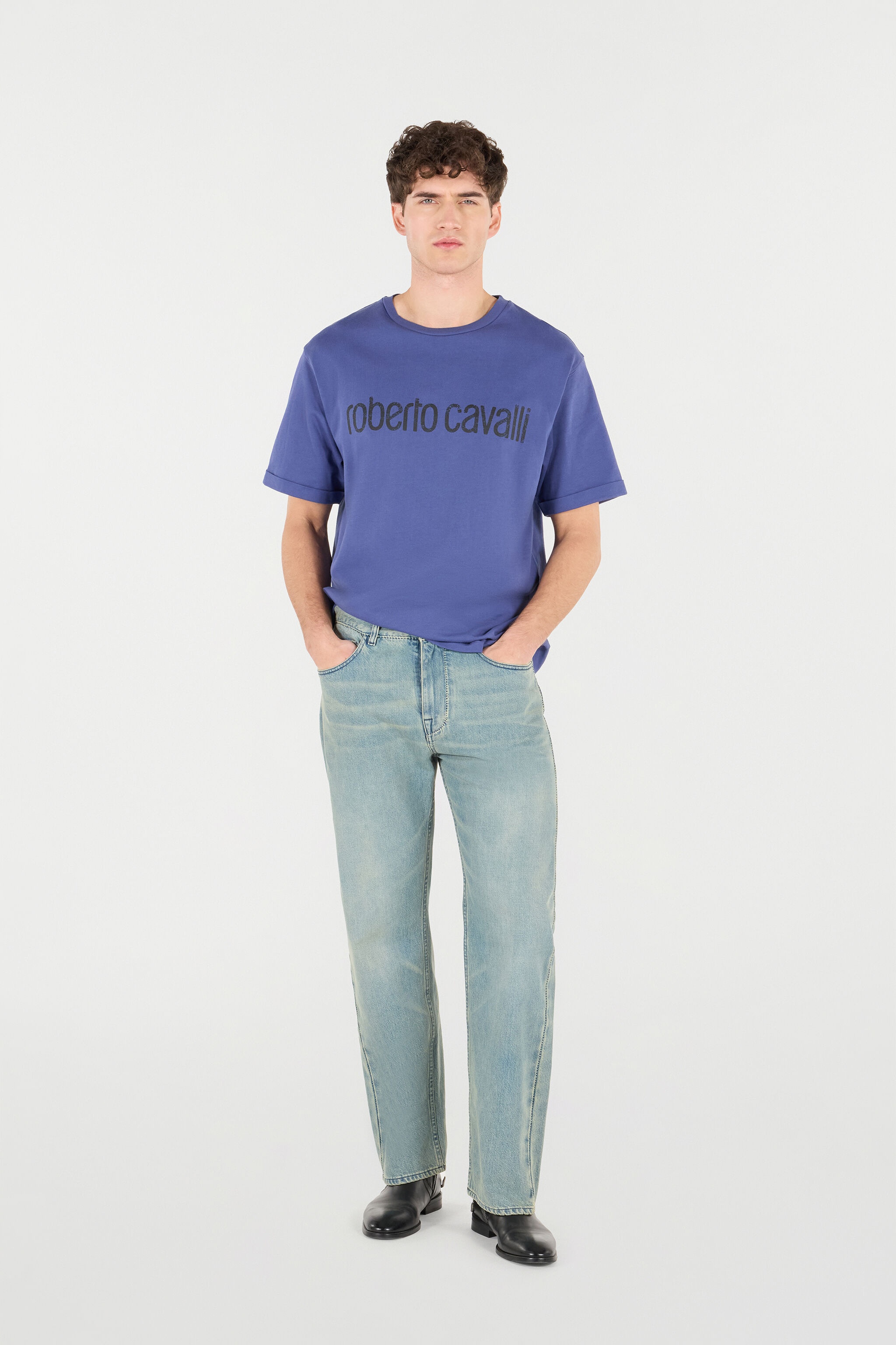 Sandblasted-Effect Jeans - 2