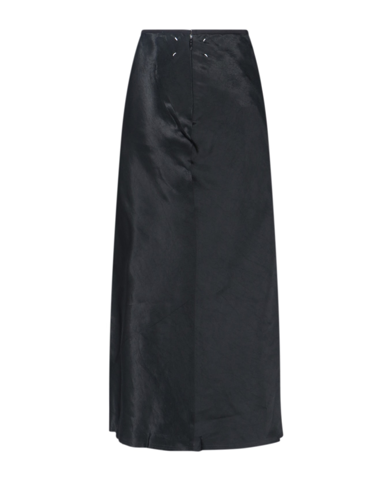 Satin Midi Skirt - 2