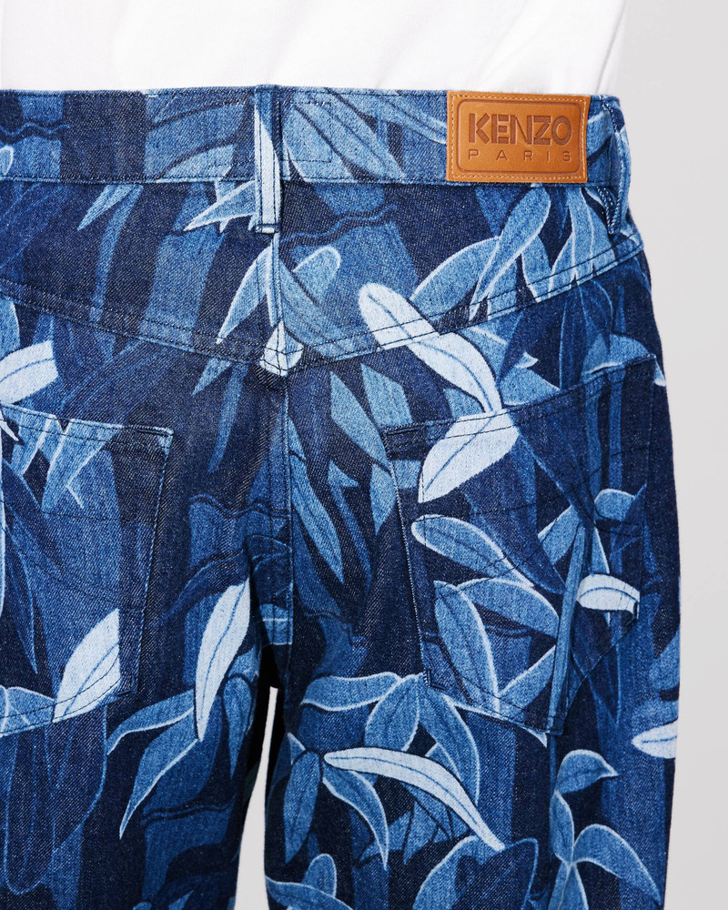 KENZO Chiku-rin camo' BOTAN loose jeans in japanese denim 7