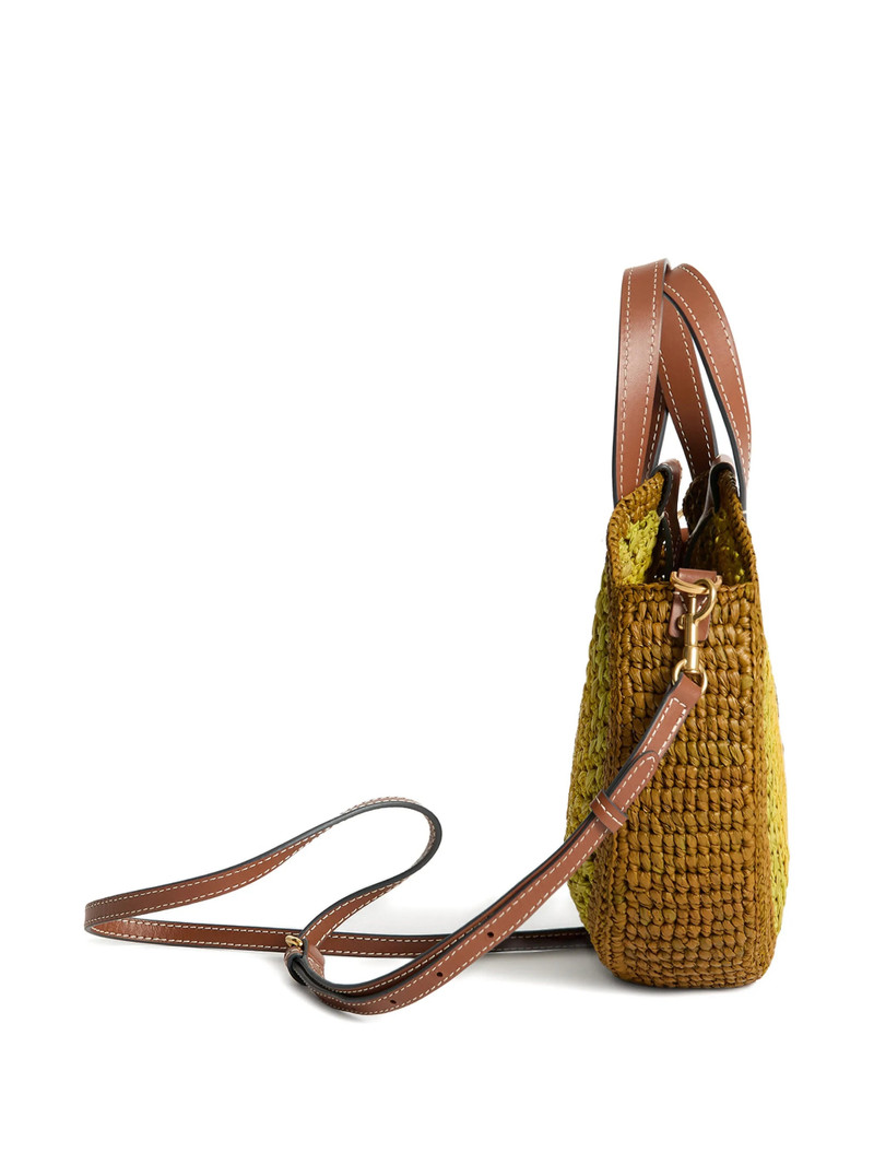 Anya Hindmarch Anya Hindmarch Round Bow-detail Raffia Tote Bag outlook