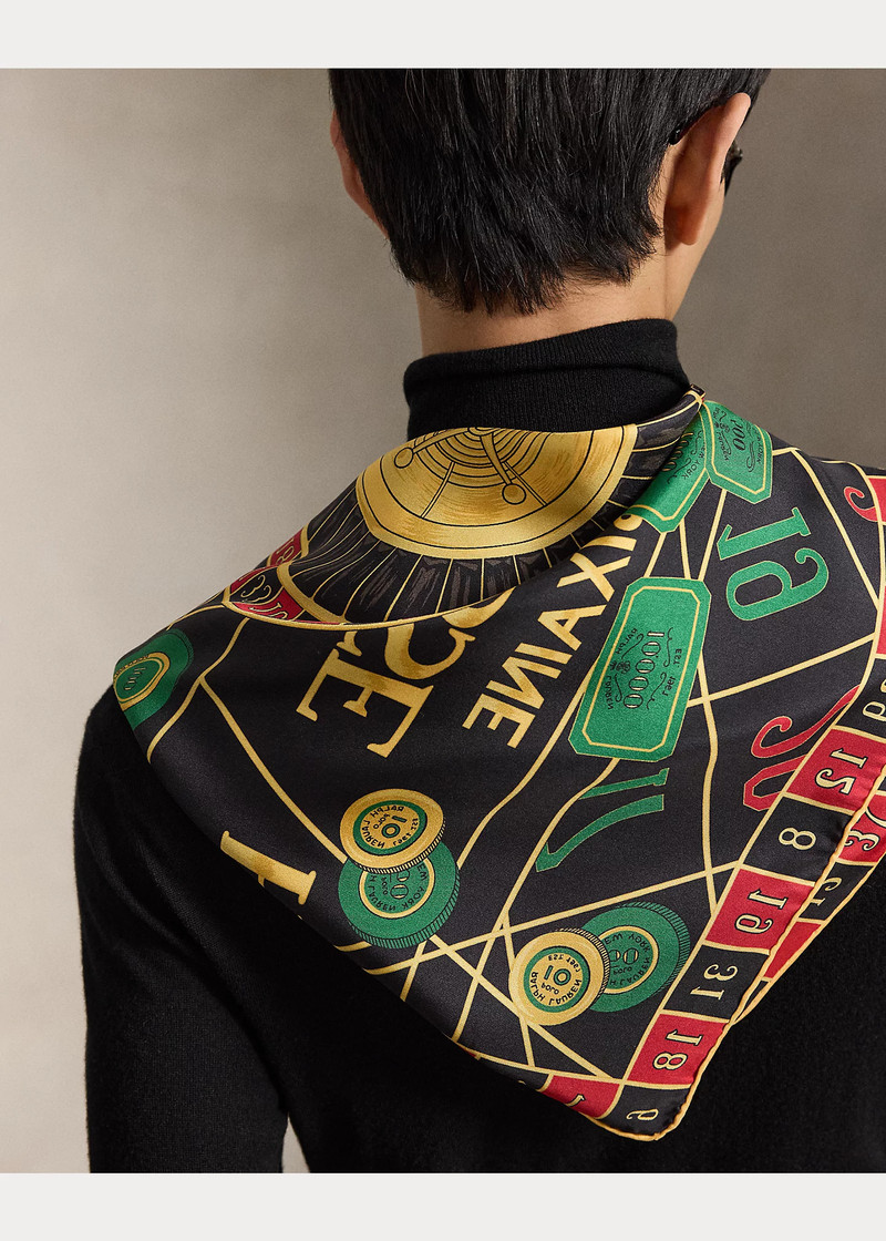 Casino Silk Square Scarf 4