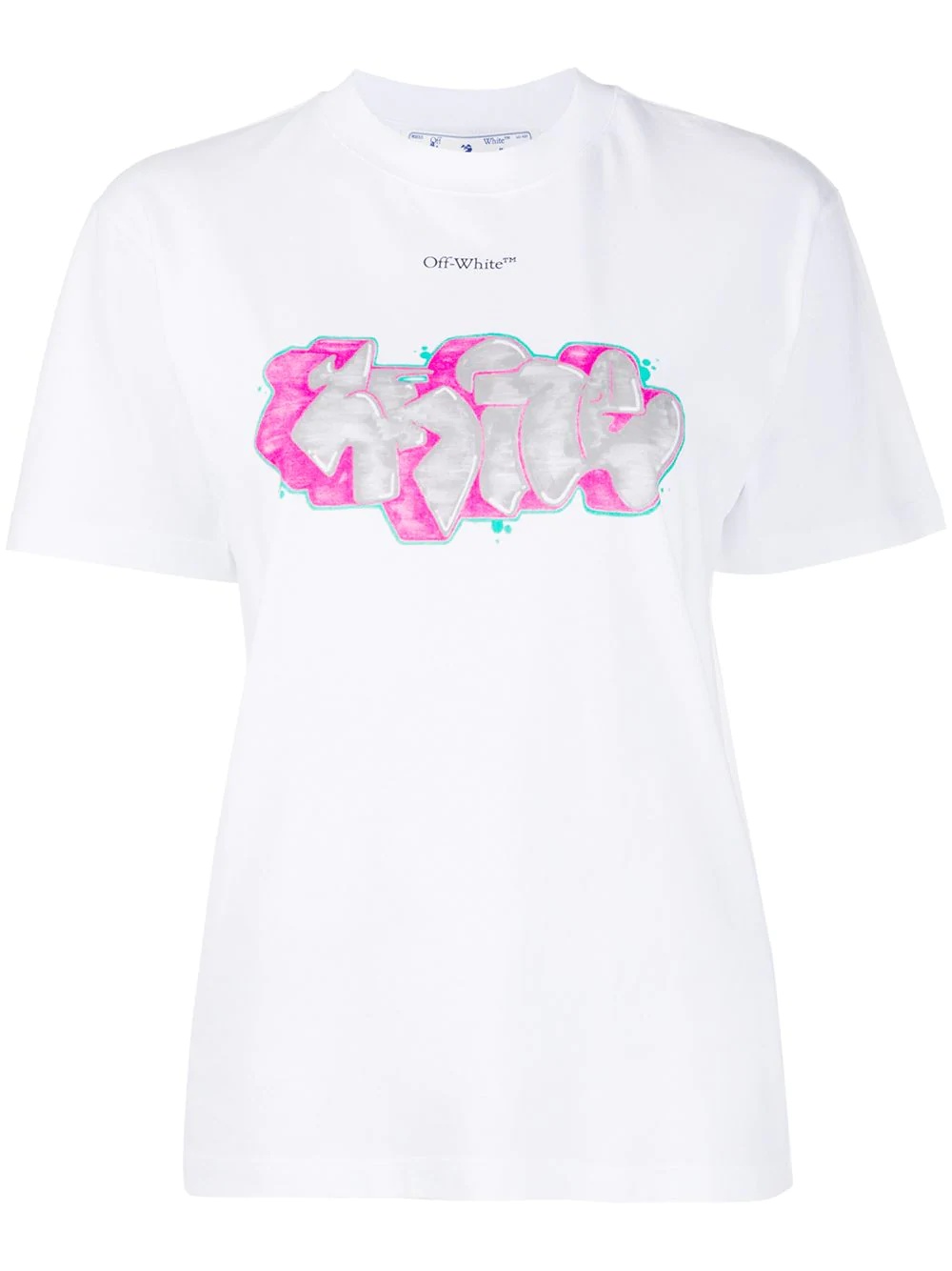 graffiti-print T-shirt - 1