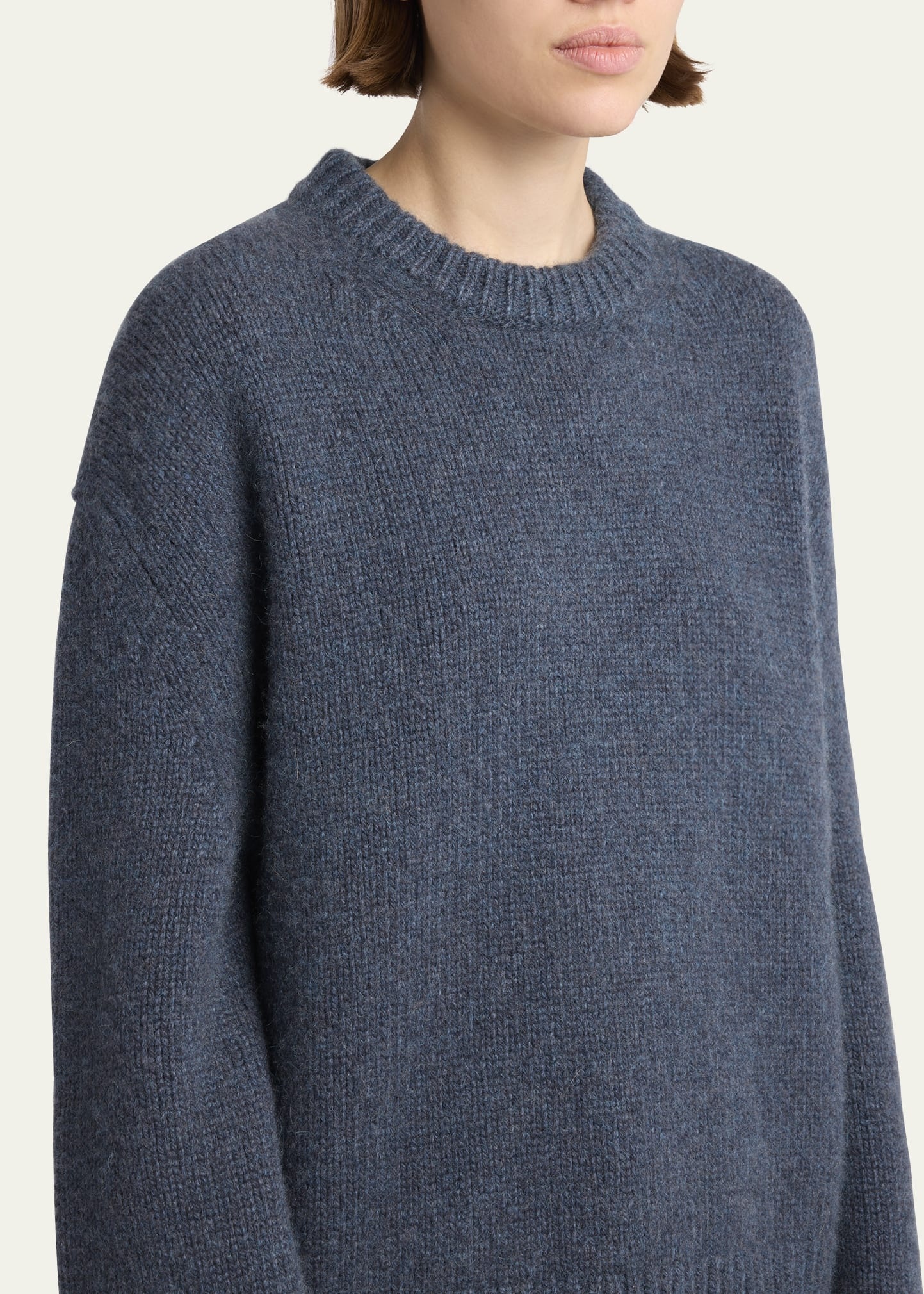 Hamis Brushed Cashmere-Mohair Sweater - 5