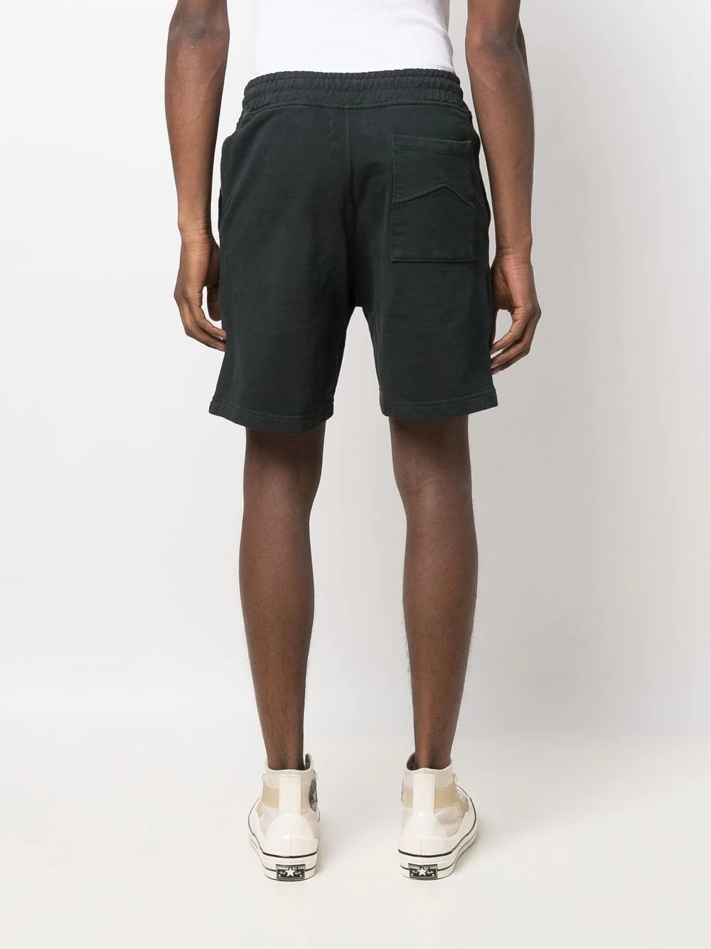 logo-embroidered track shorts - 4