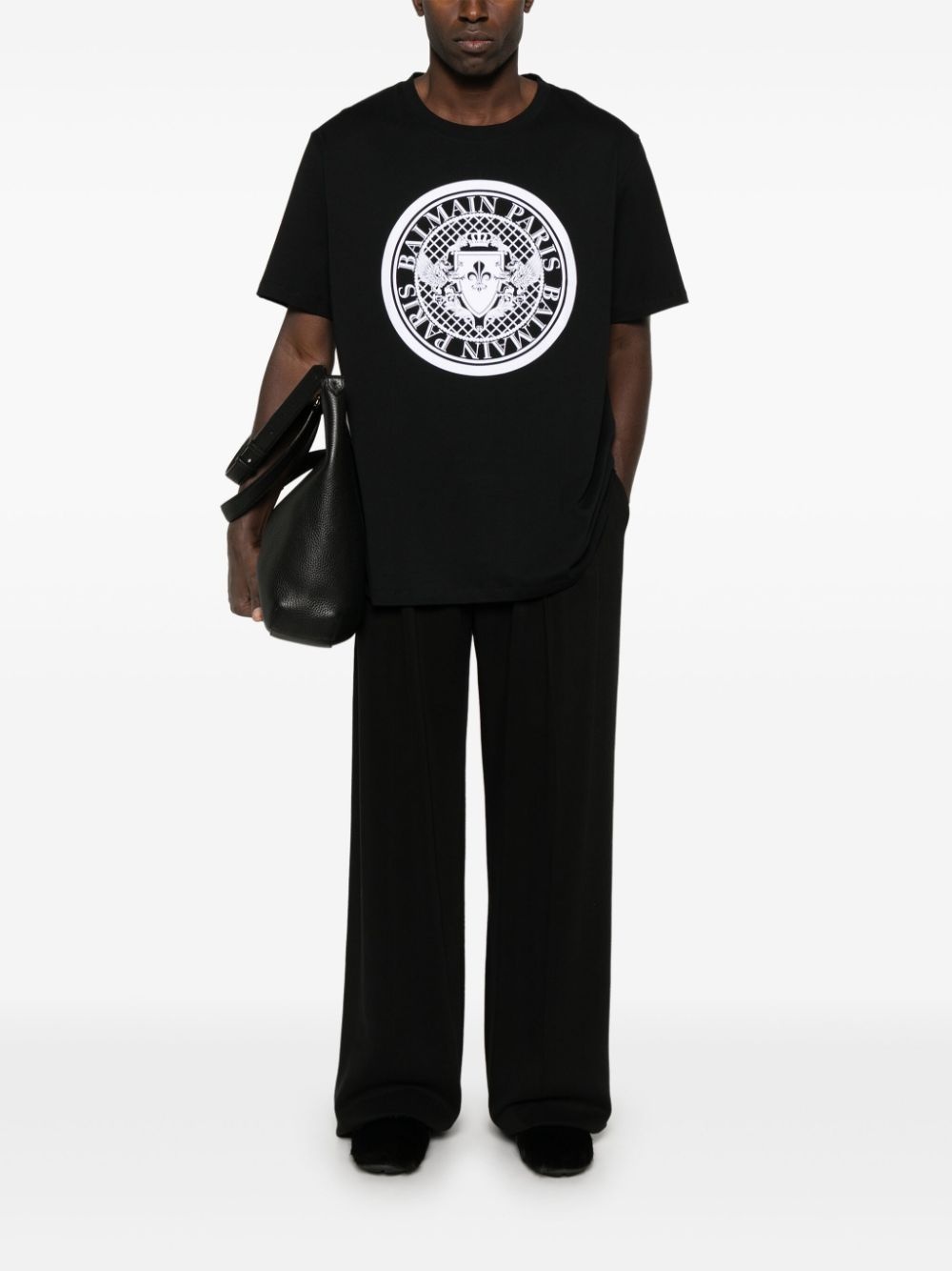 flocked-logo T-shirt - 2
