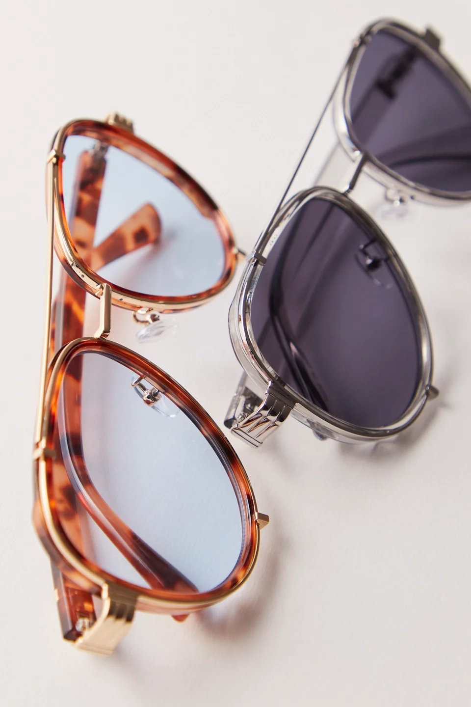 Wesley Oversized Aviator Sunglasses - 1