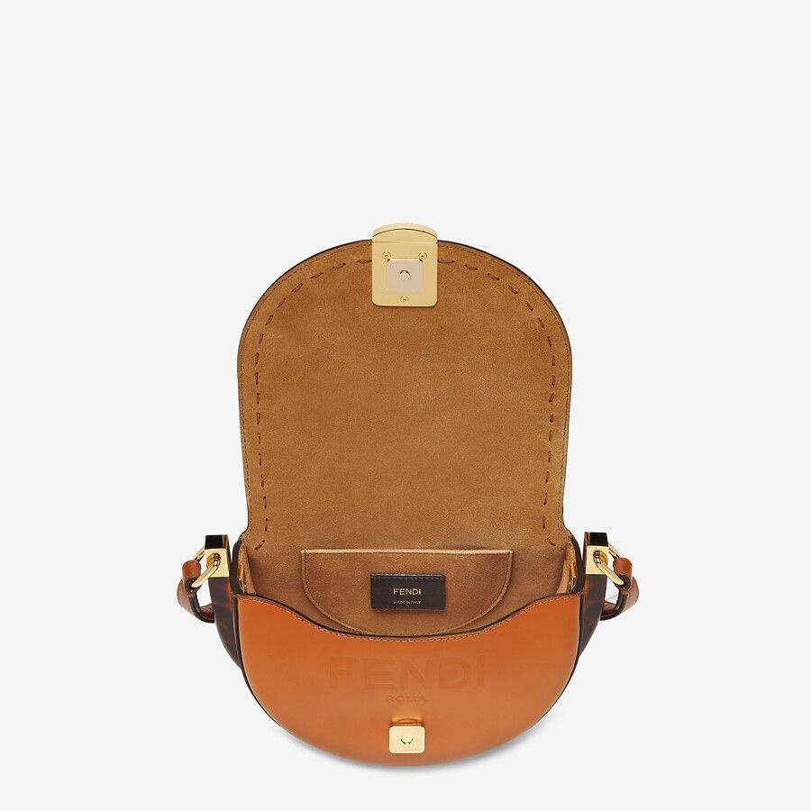 Brown leather bag - 5