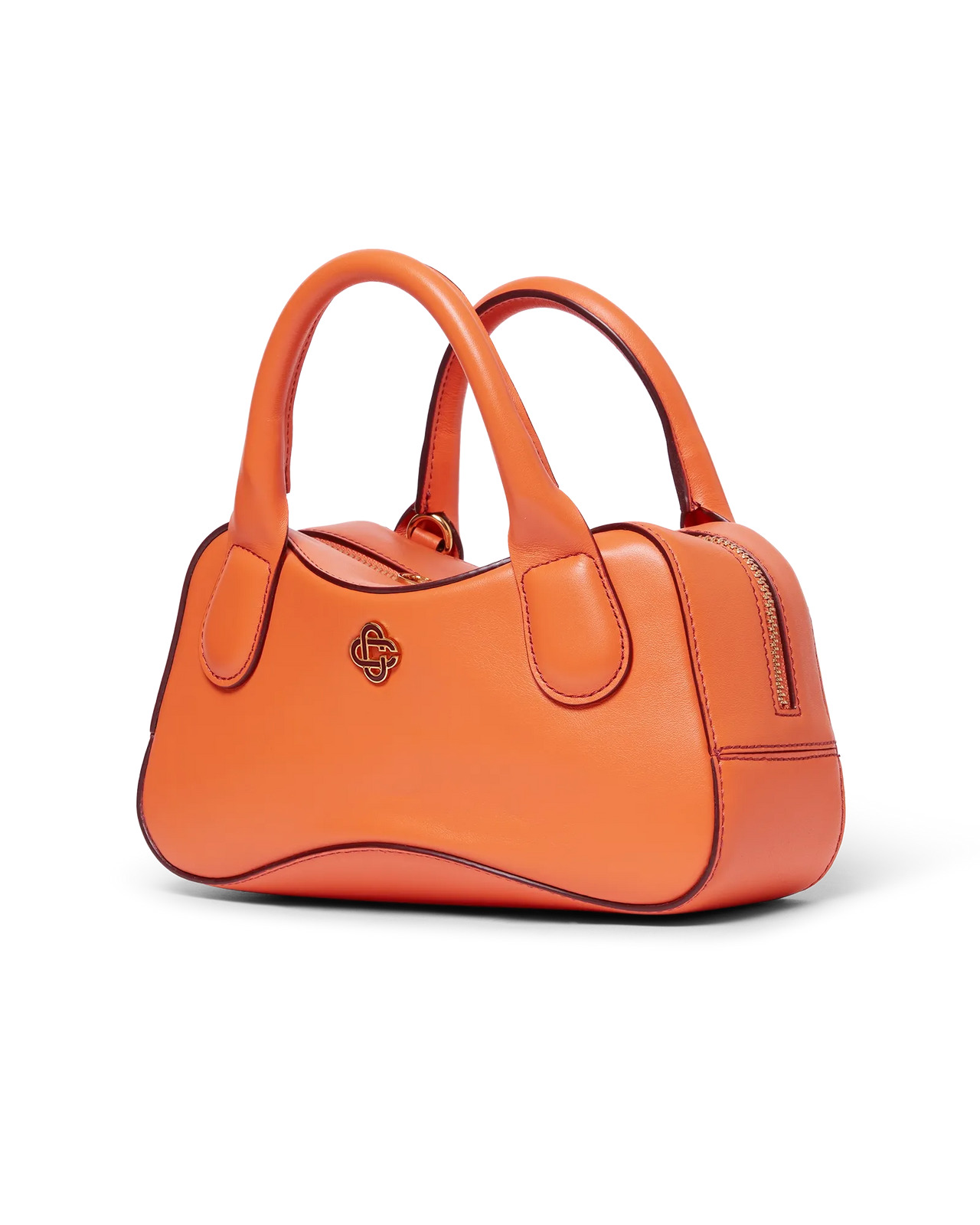 Orange Micro Bowling Bag | Casablanca Paris - 4