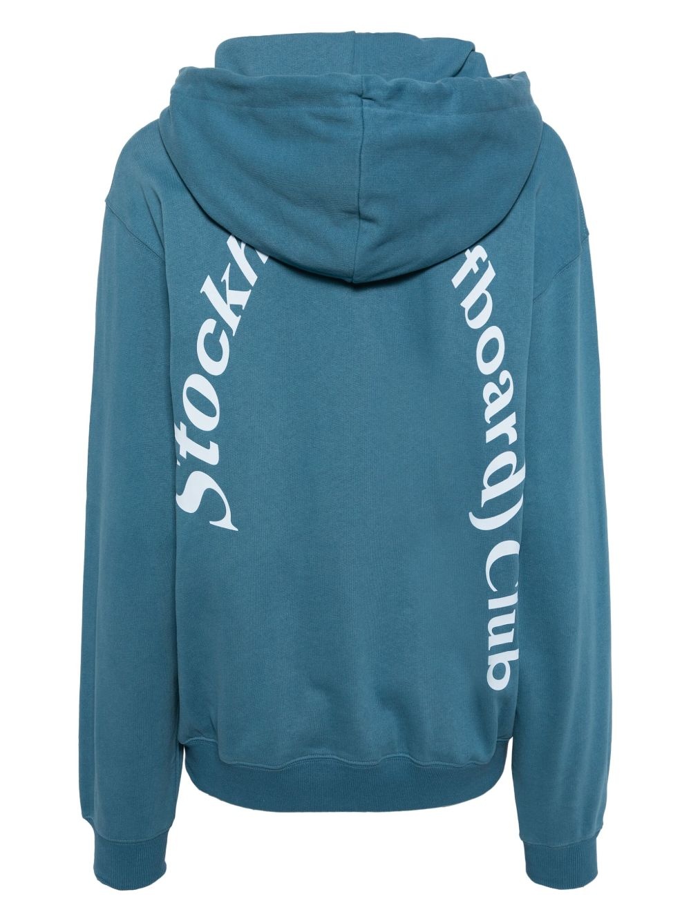 logo-print organic cotton hoodie - 2
