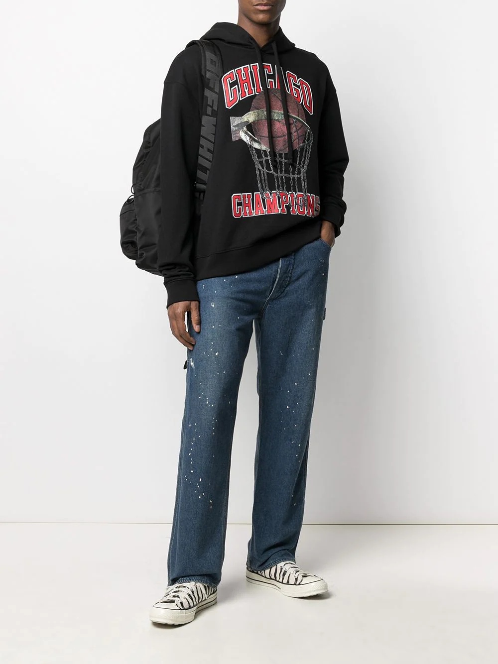 graphic-print hoodie - 2