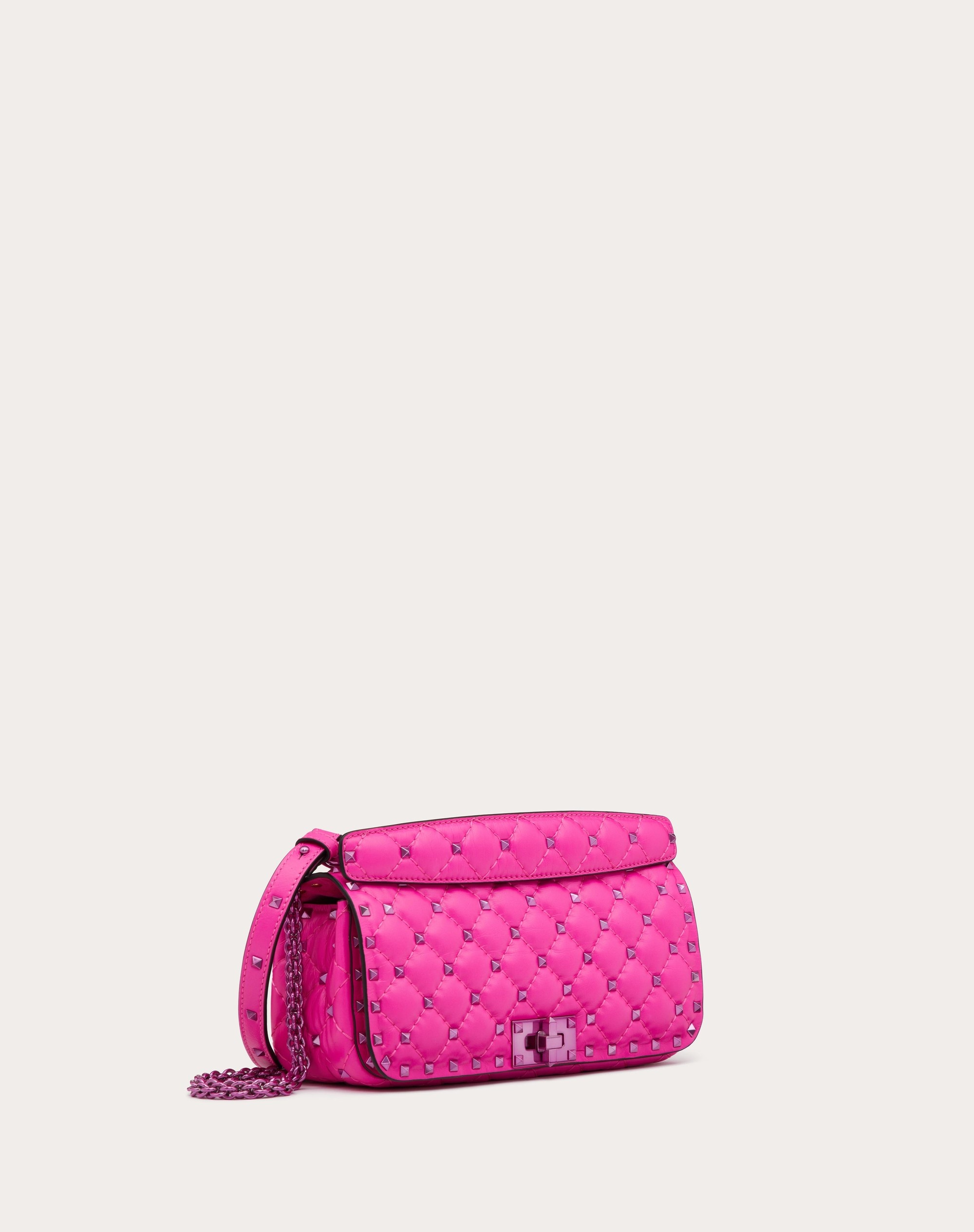 ROCKSTUD SPIKE CALFSKIN SHOULDER BAG - 2
