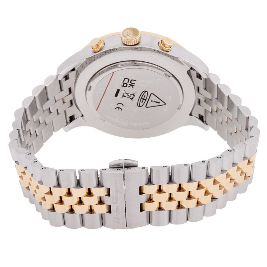 Ferragamo Duo Chronograph Quartz White Dial Men's Watch SFEZ01424 - 3