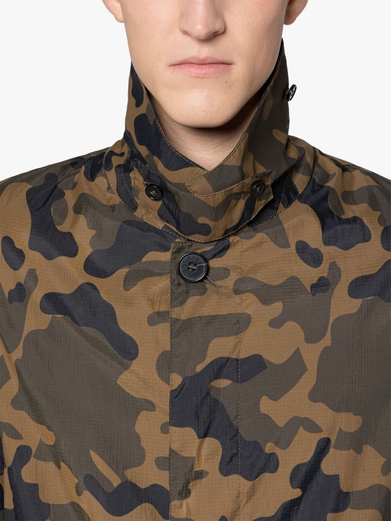 SHOWER CAMO PACKABLE NYLON COAT 4