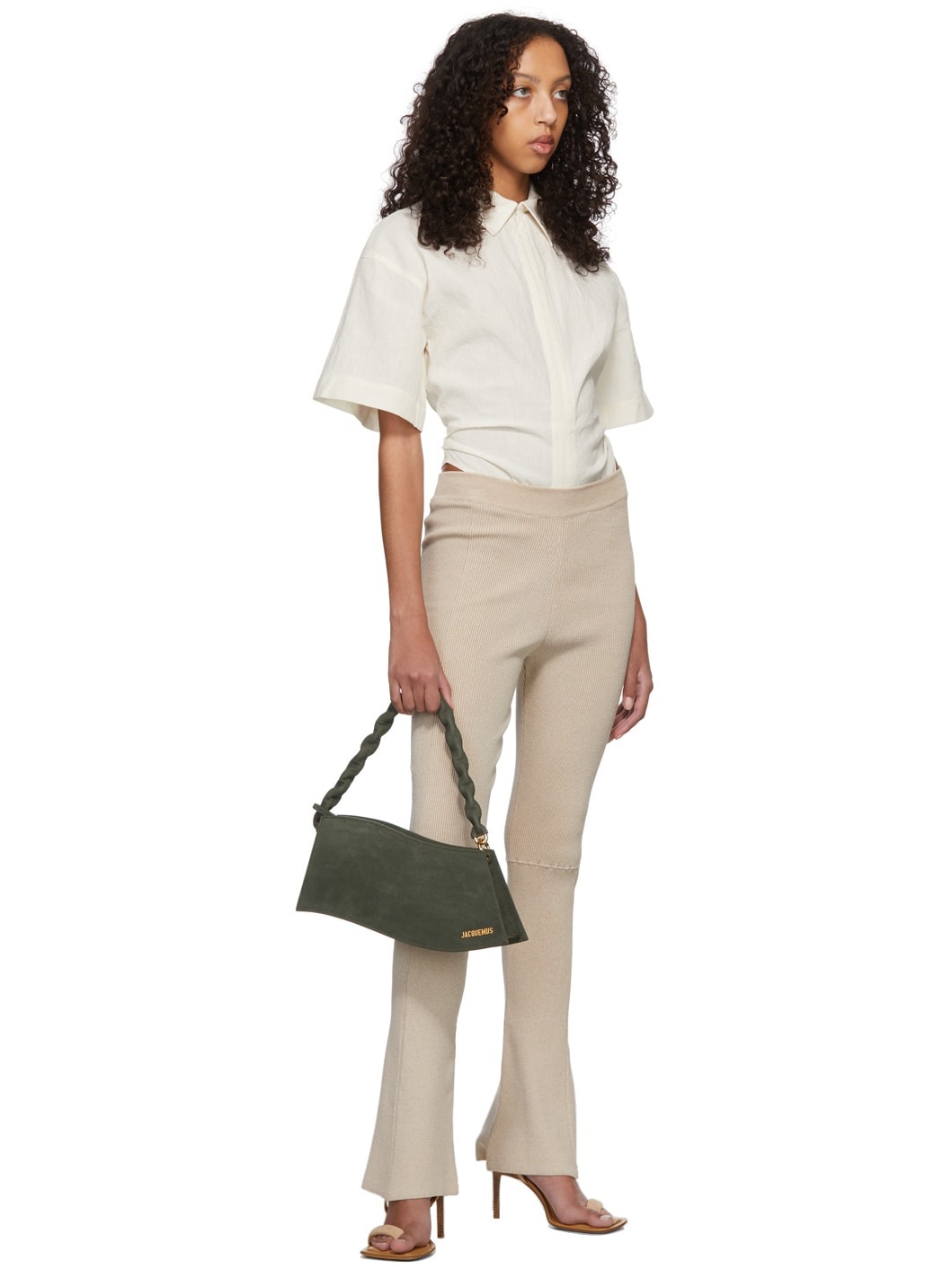 Beige 'Le Pantalon Baunhila' Trousers - 4
