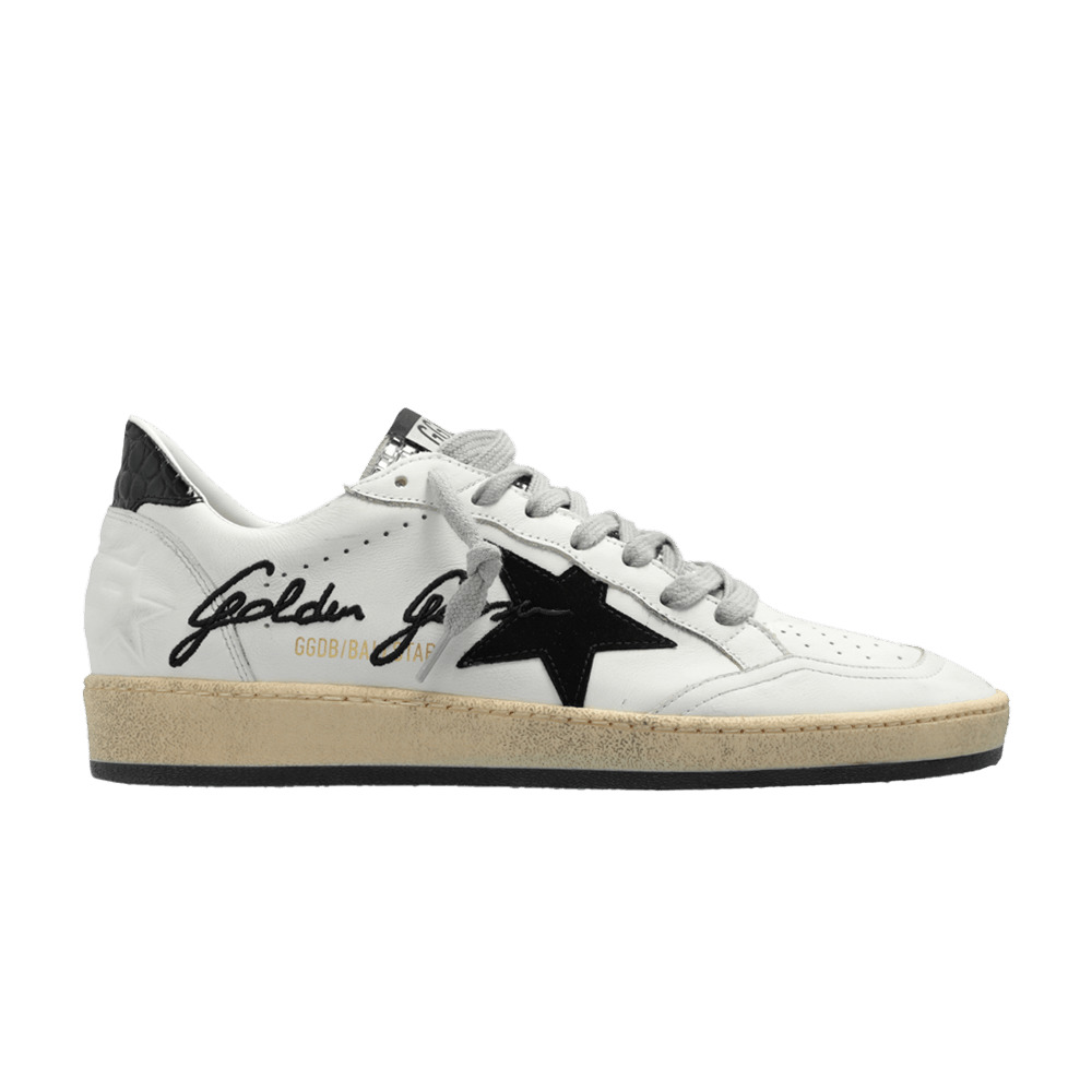 Golden Goose Wmns Ball Star 'White Black Embellishment' - 1