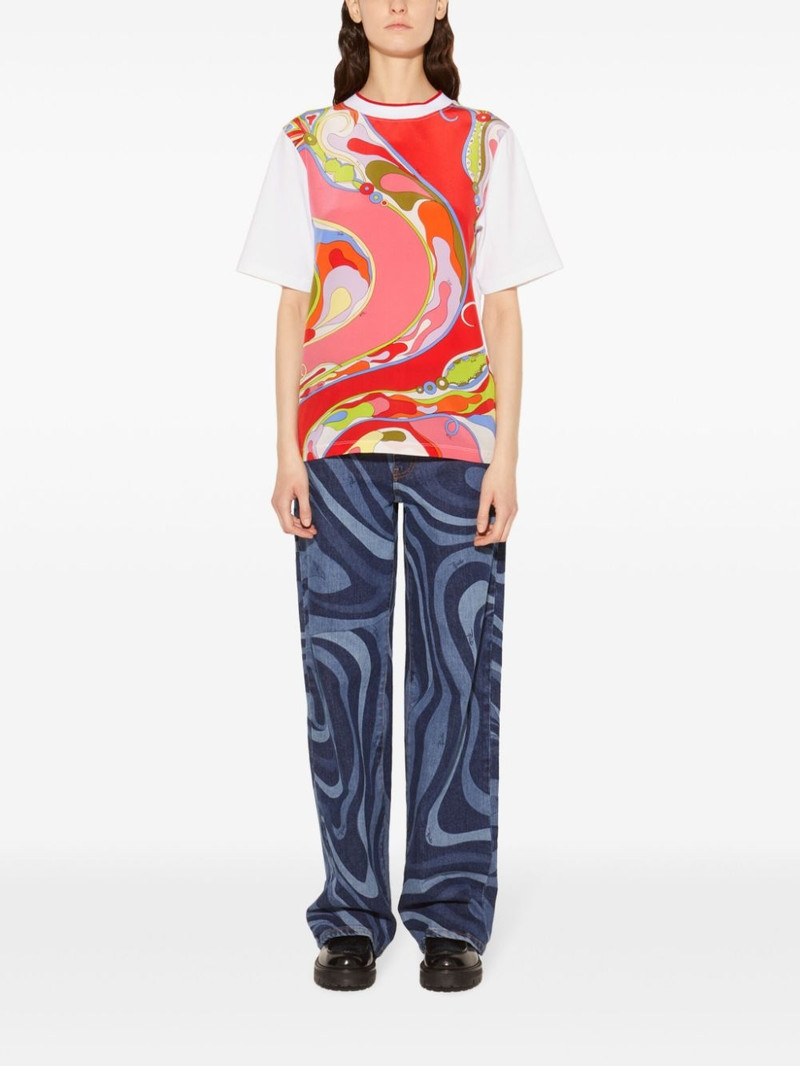 PUCCI Orchidee-print t-shirt outlook