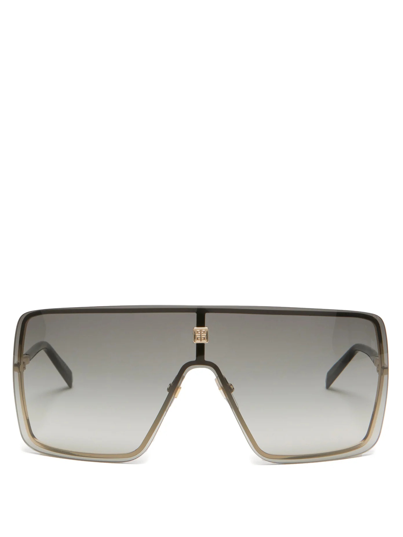 Aviator flat-top mask sunglasses - 1