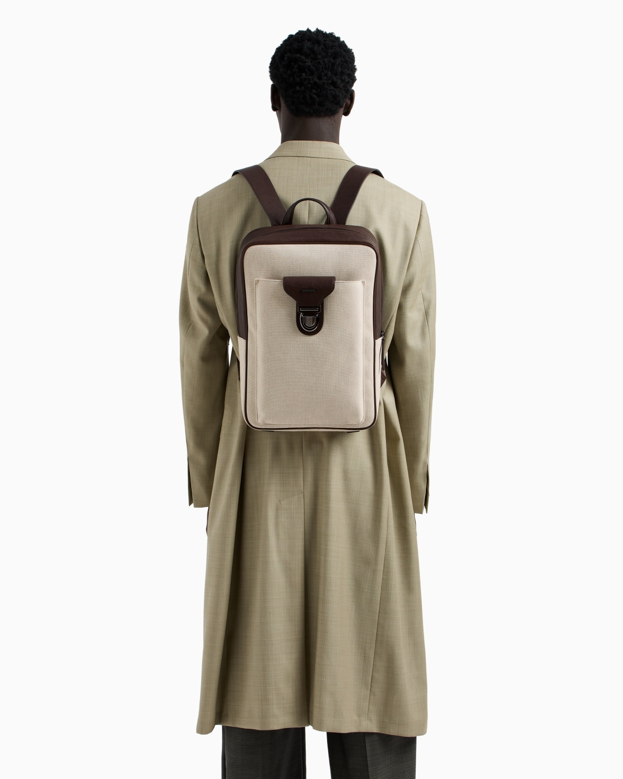 CANVAS BACKPACK WITH LEATHER DETAILS - 6