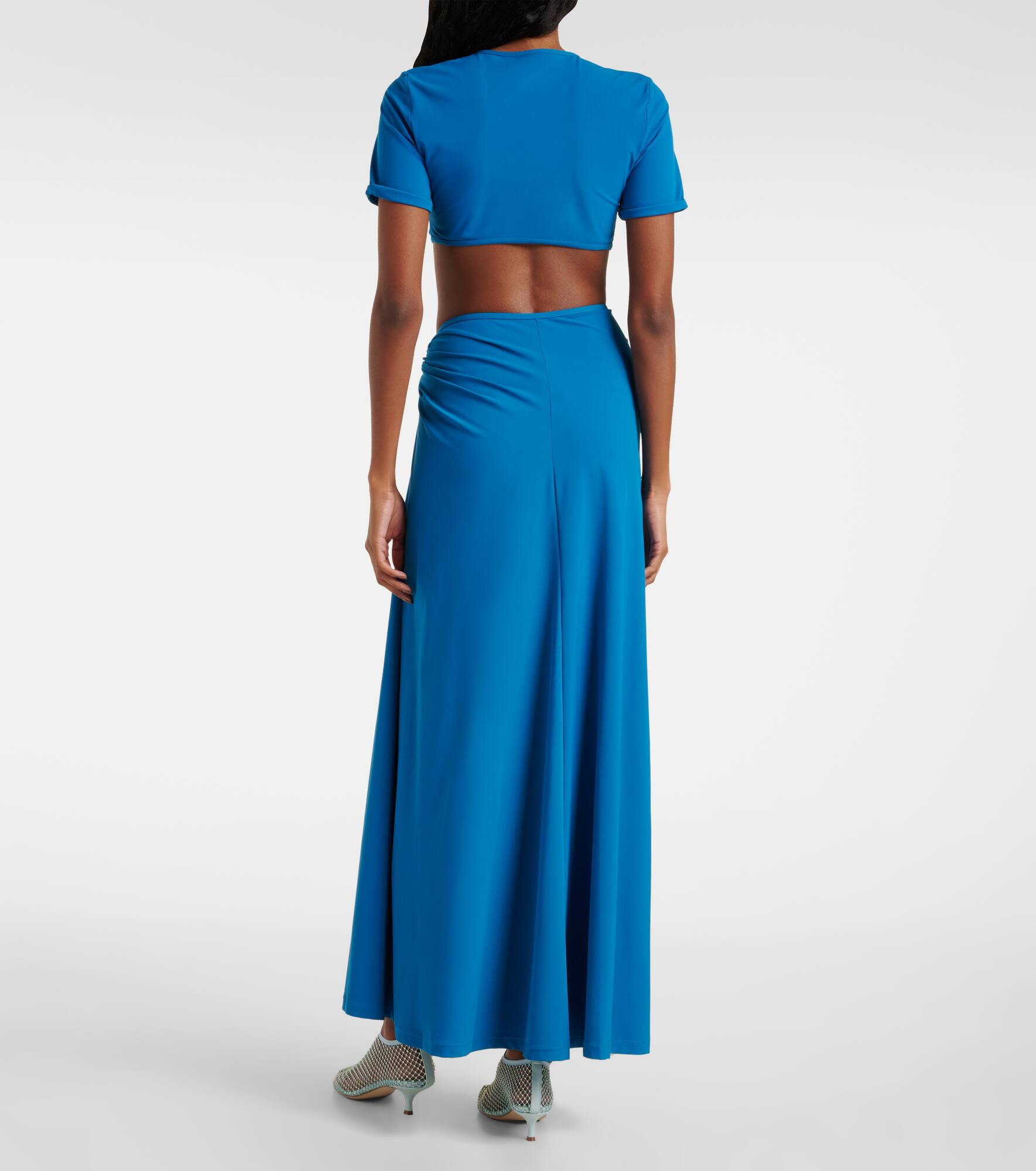 Orbit gathered maxi skirt - 3