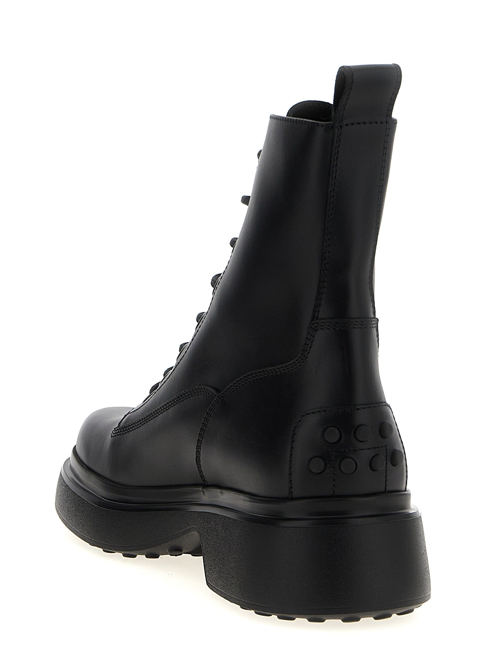 Tod's Women Leather Combat Boots - 3