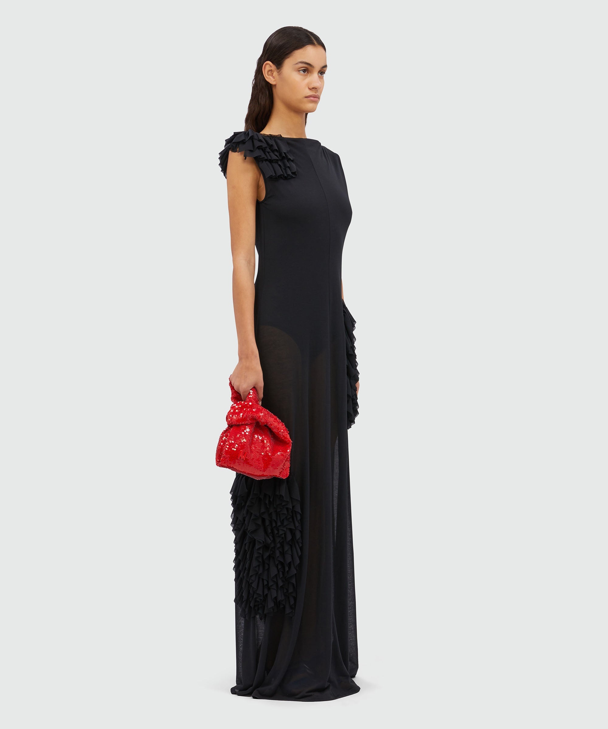 Long black dress - 4