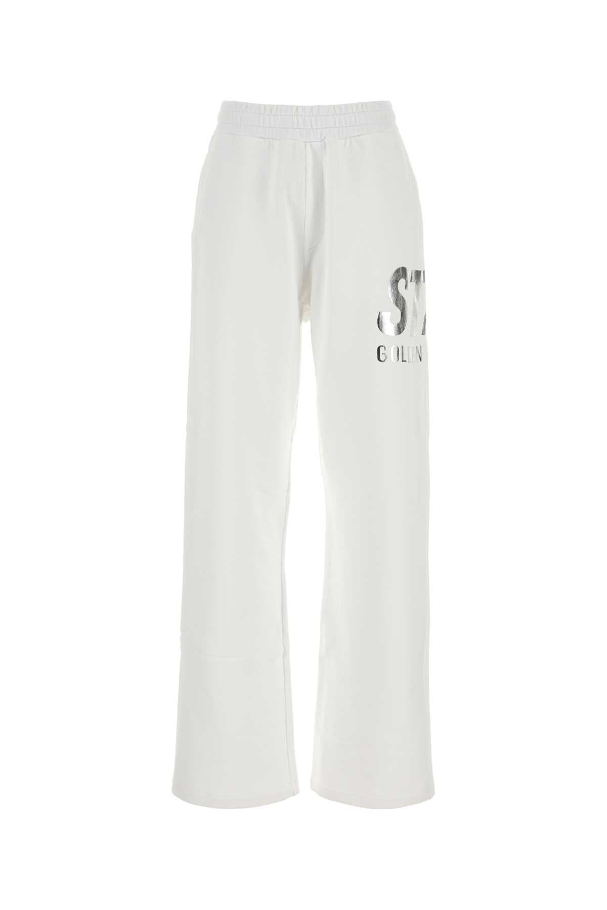 Golden Goose Deluxe Brand Women White Cotton Joggers - 1