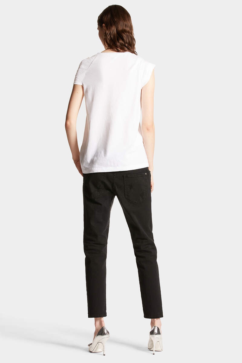 DYED RIPPED COOL GIRL JEANS - 4