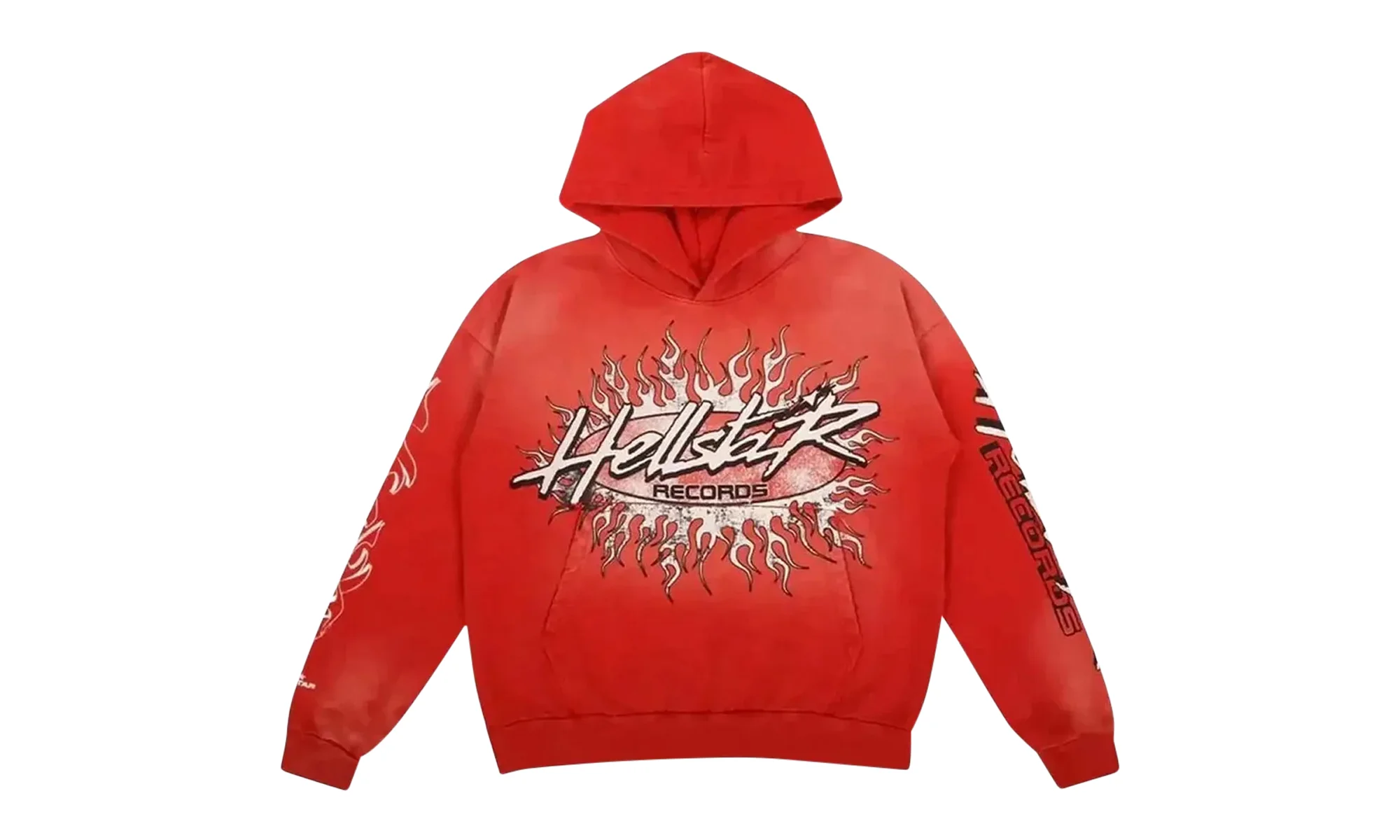 HELLSTAR RECORDS HOODIE "Red" HSR164 - 1