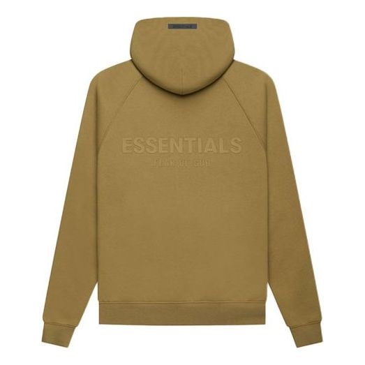 Fear of God Essentials FW21 Pullover Logo Hoodie 'Amber' FOG-FW21-003 - 2