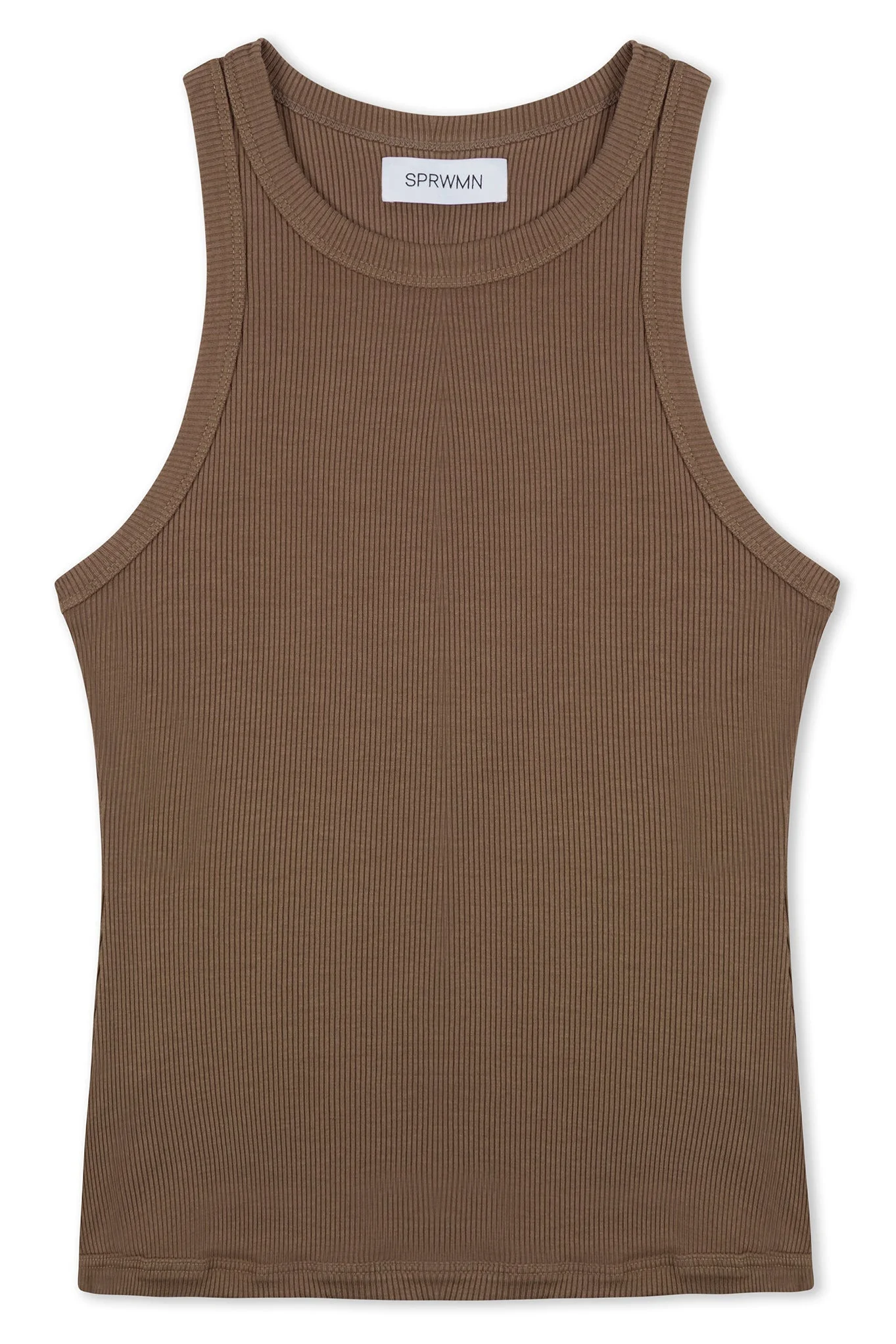 TRUFFLE RIB RACER TANK - 1