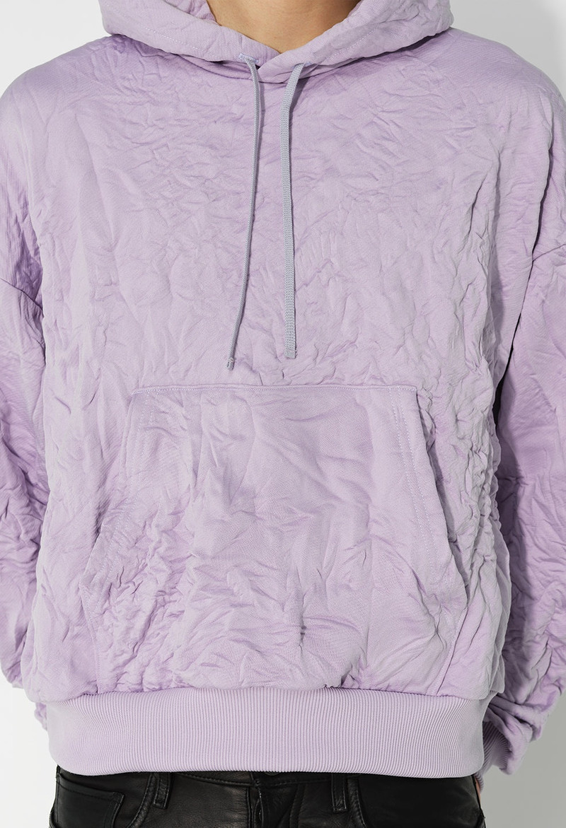 CRINKLED TERRY HOODIE 8